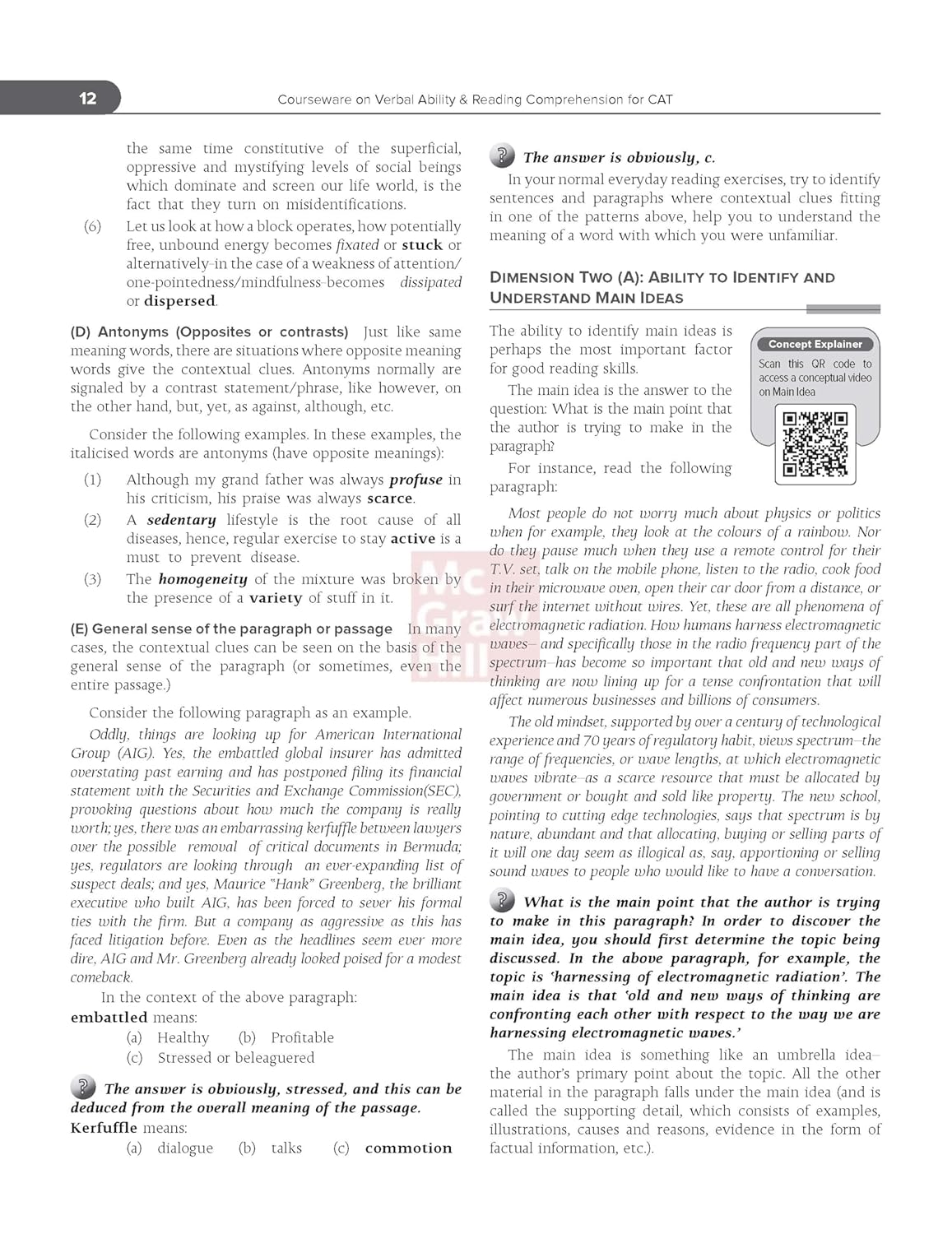 verbal ability & reading comprehension courseware, 12e for c... verbal ability & reading comprehension courseware, 12e for c...